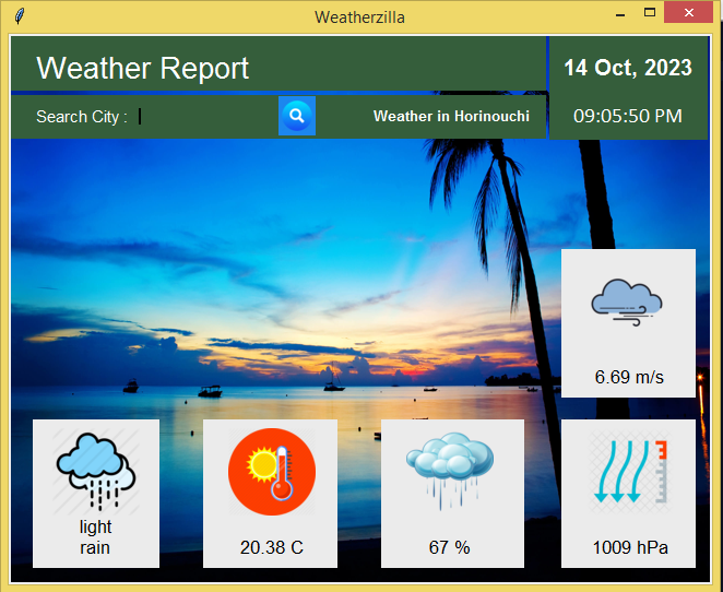 Weather Forecast App in Python with Source Code SourceCodester